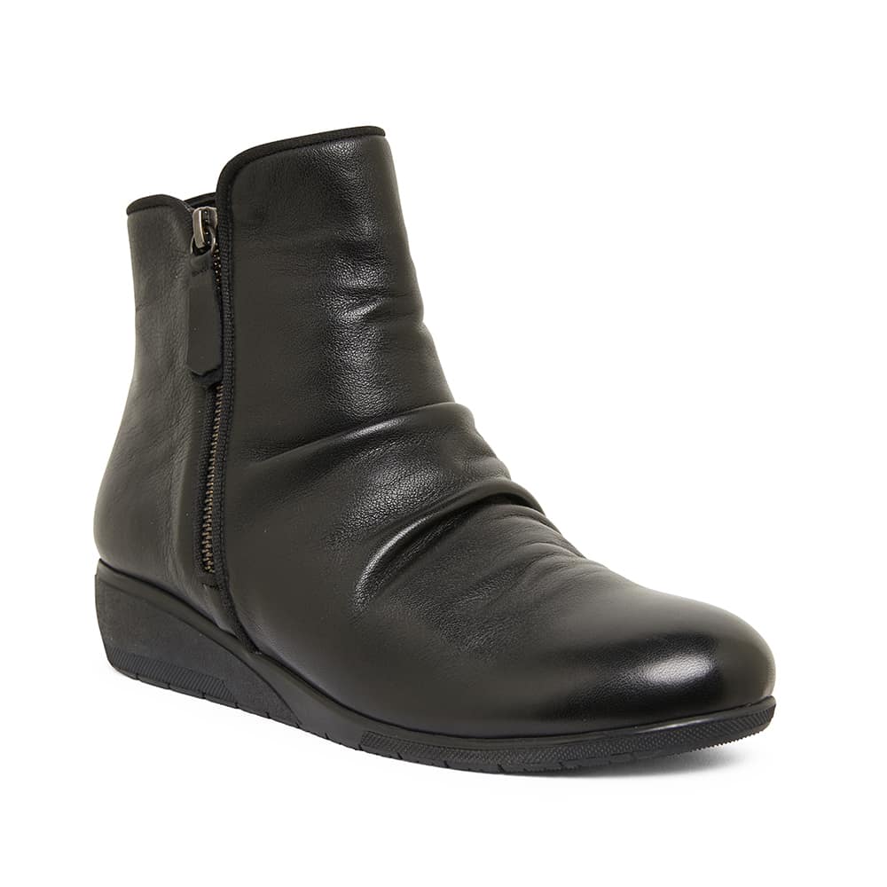Hayden Boot in Black Leather