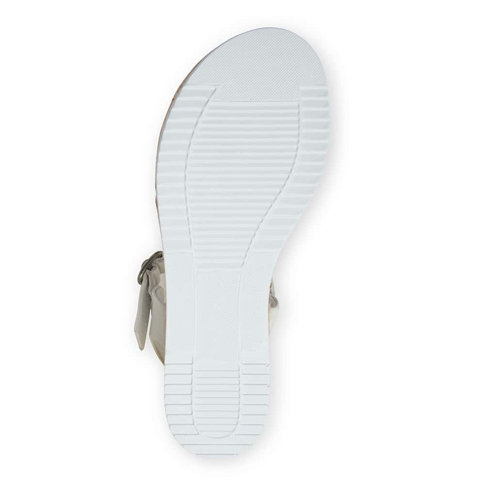 Holiday Espadrille in White Leather