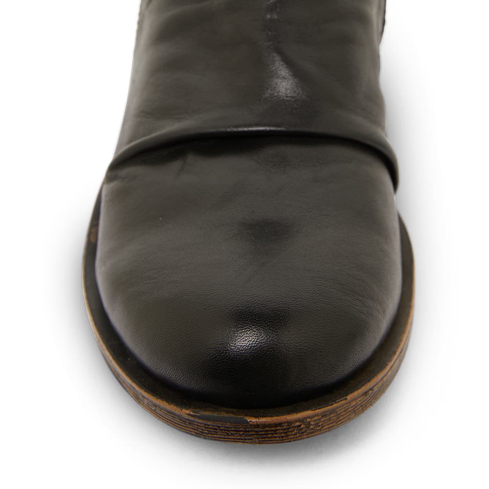 Hotham Boot in Black Leather