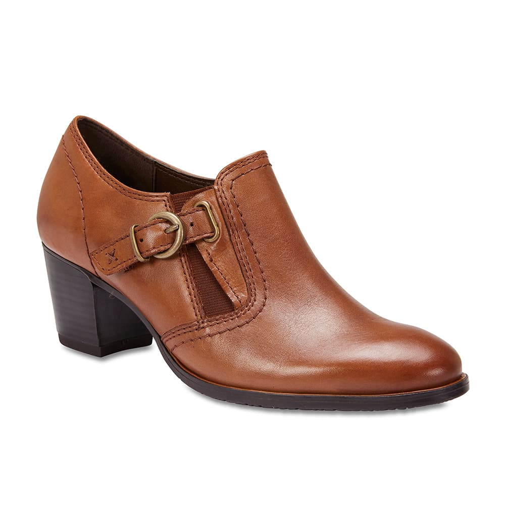 Irene Boot in Cognac Leather