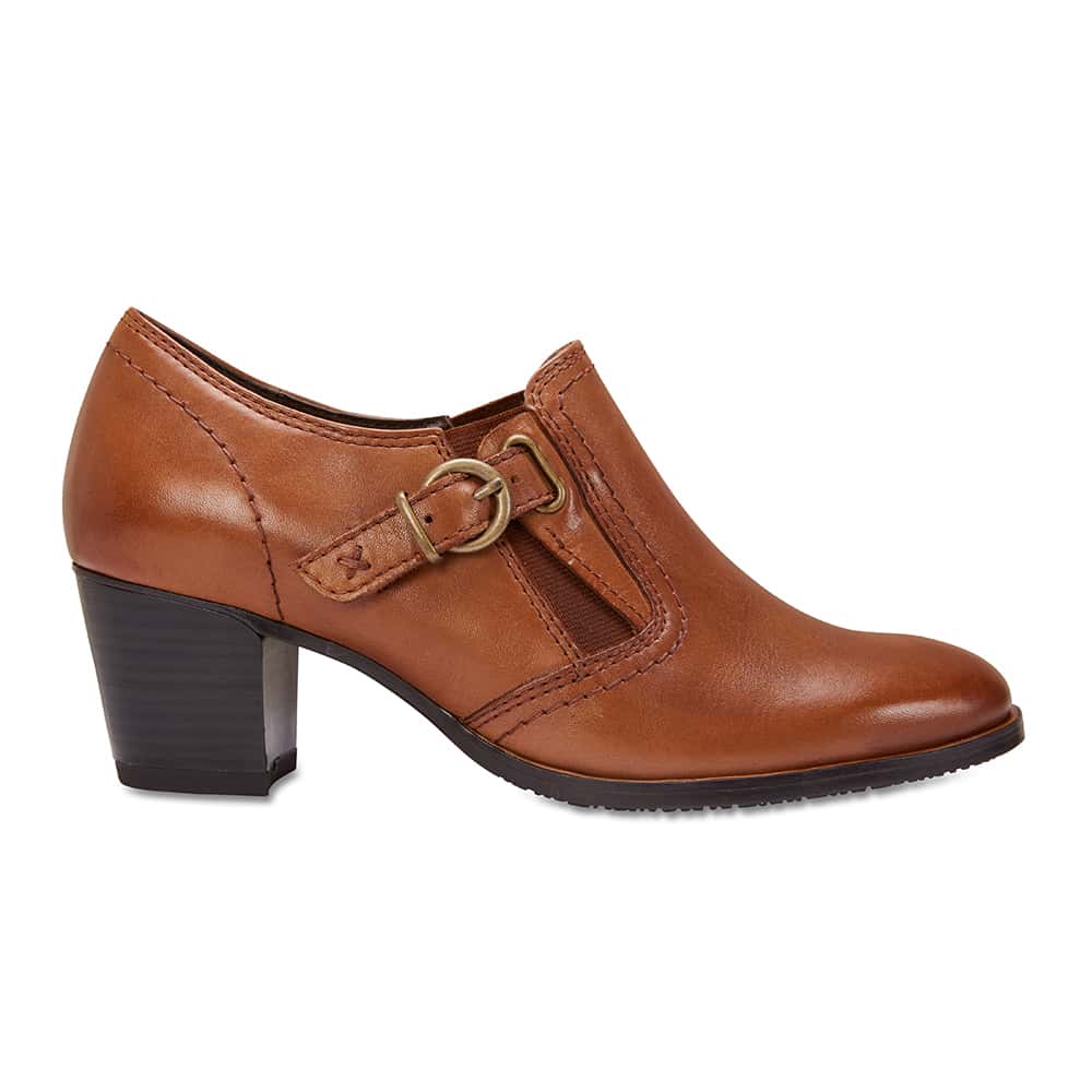Irene Boot in Cognac Leather