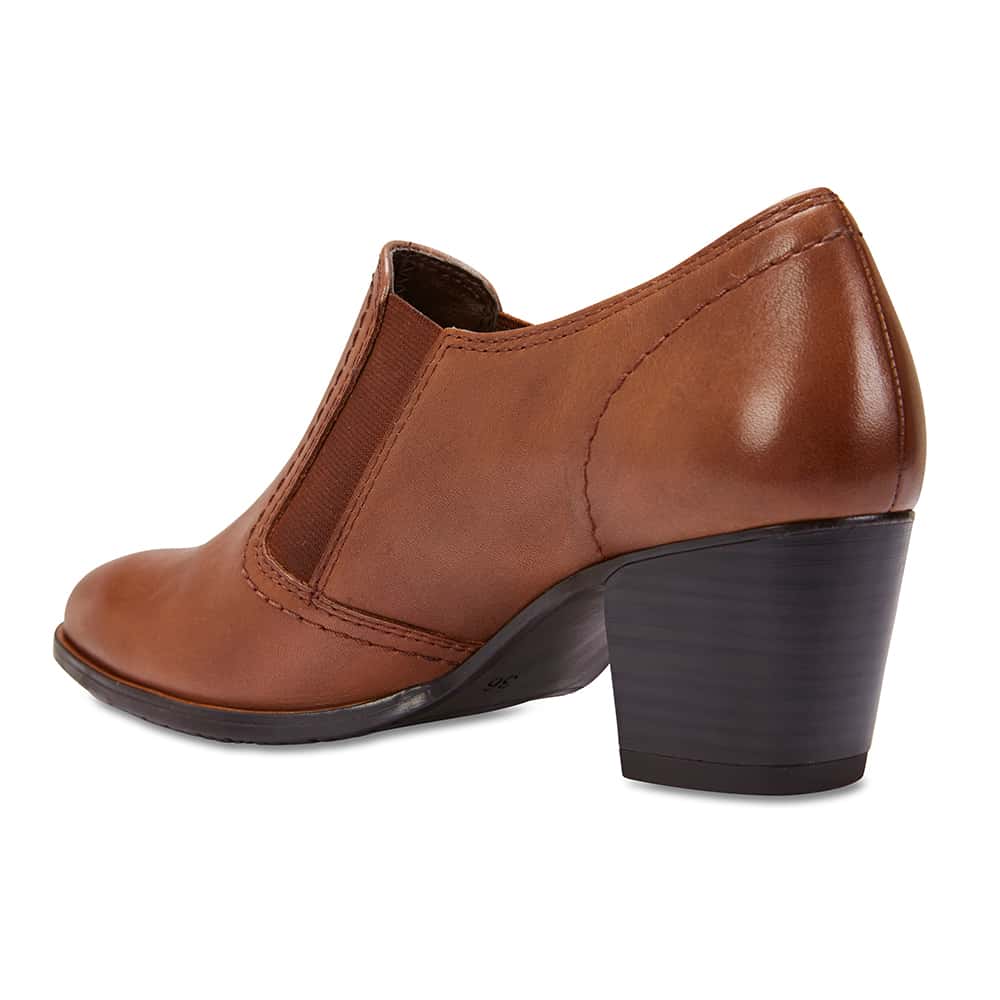 Irene Boot in Cognac Leather
