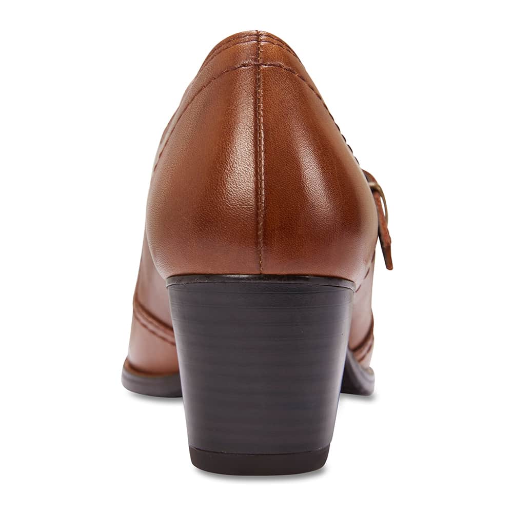 Irene Boot in Cognac Leather