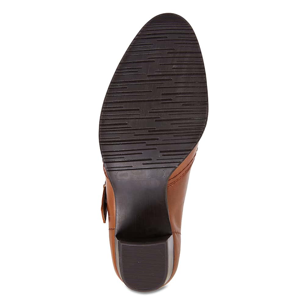 Irene Boot in Cognac Leather