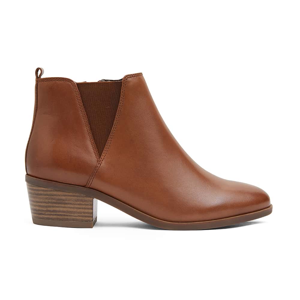 Jarrett Boot in Mid Brown Leather
