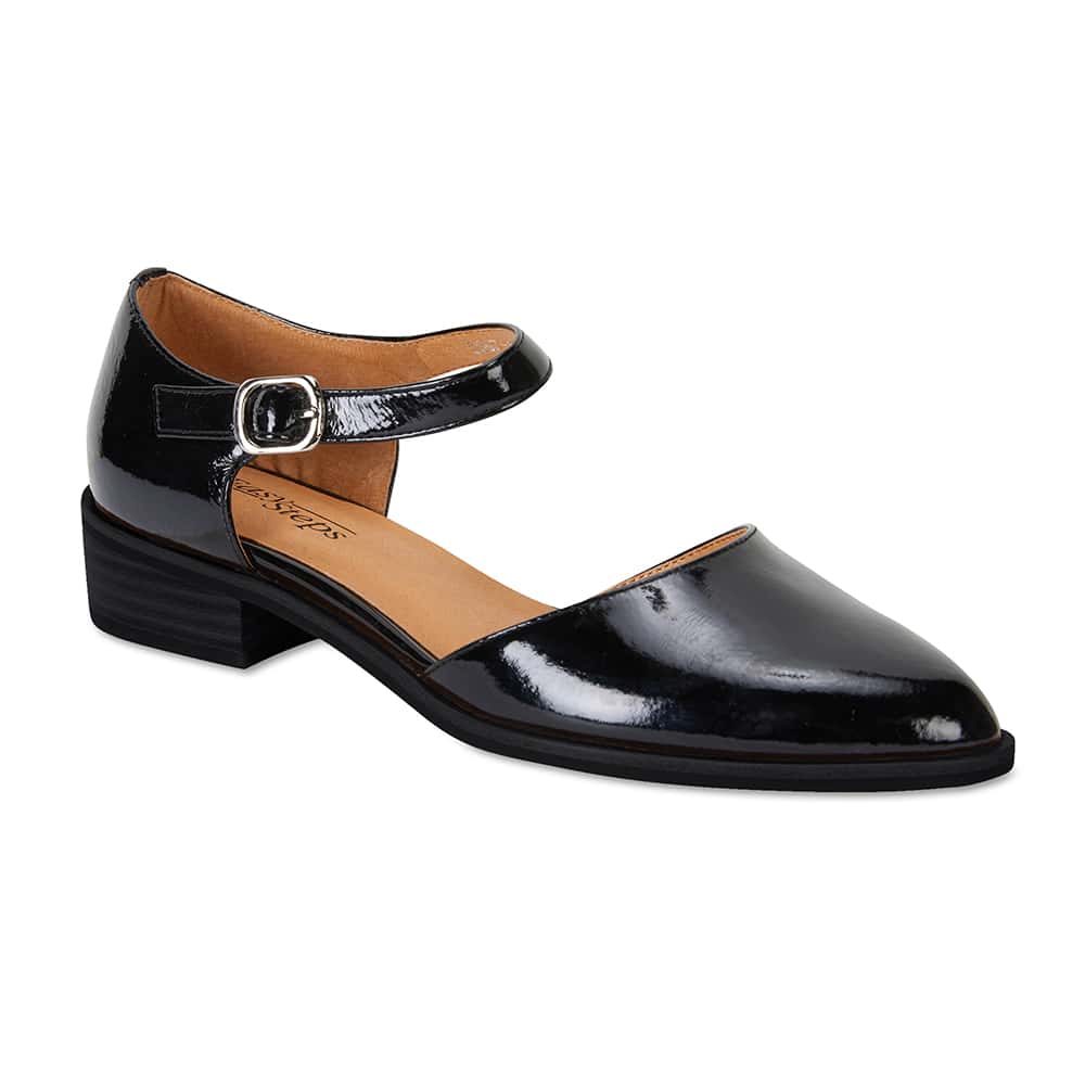 Jesinta Heel in Black Patent