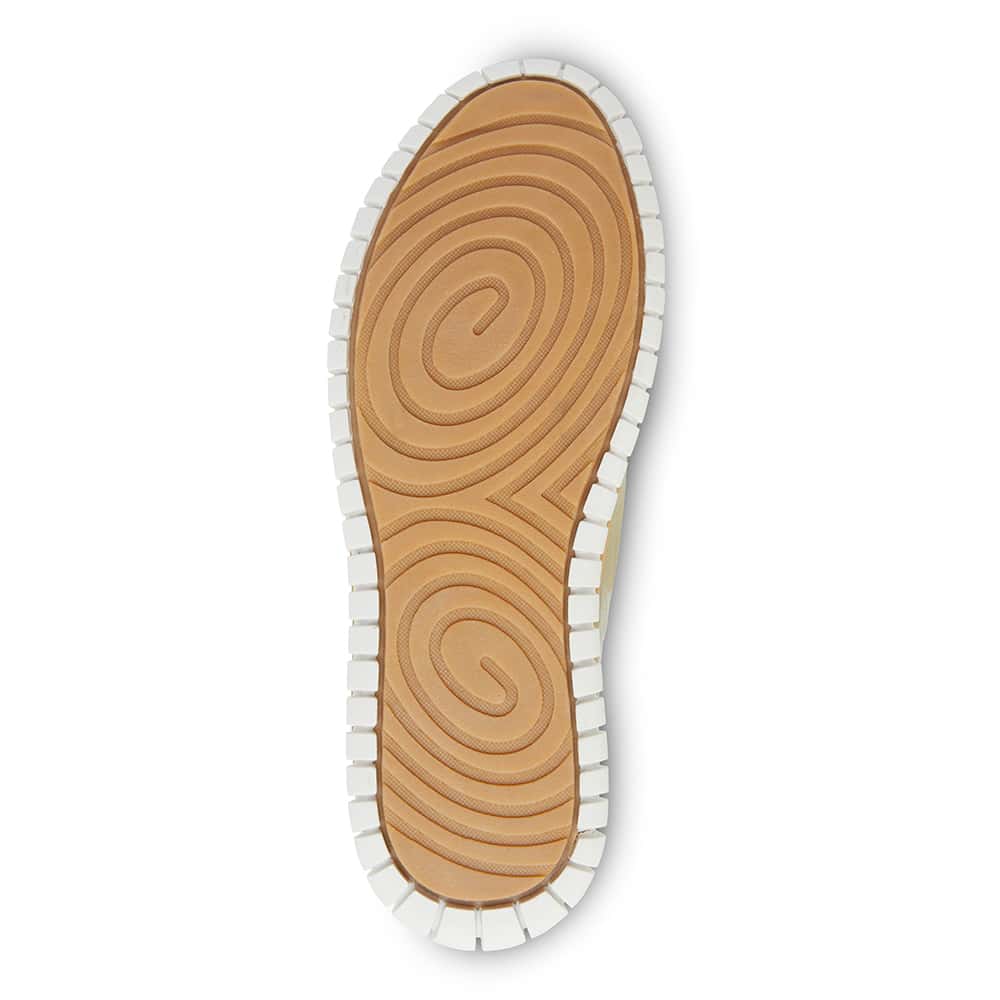 Jigsaw Sneaker in Khaki Leather