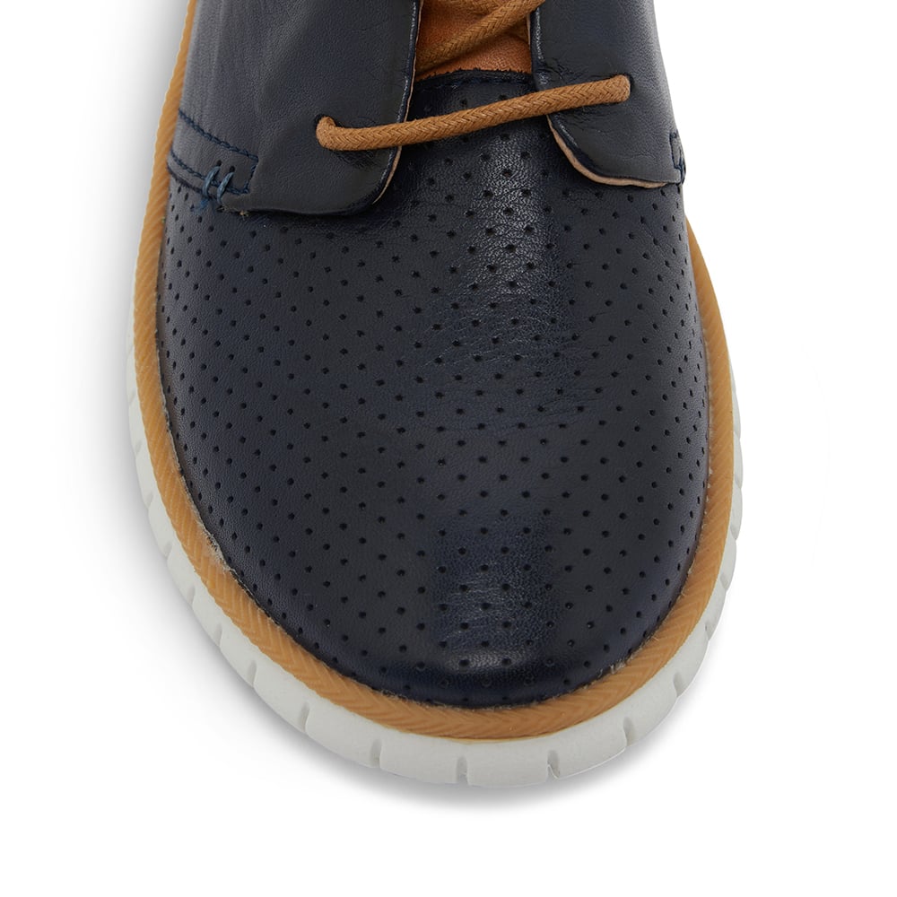 Jigsaw Sneaker in Navy Leather