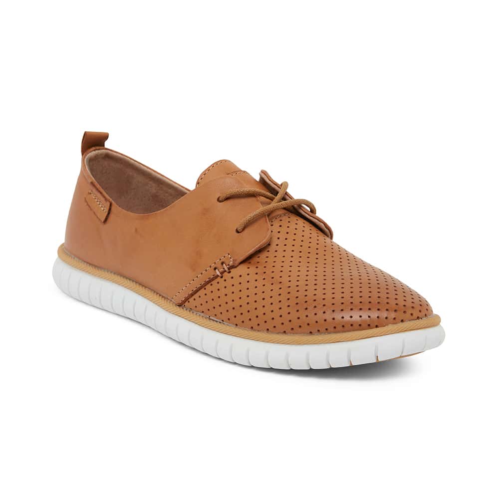Jigsaw Sneaker in Tan Leather
