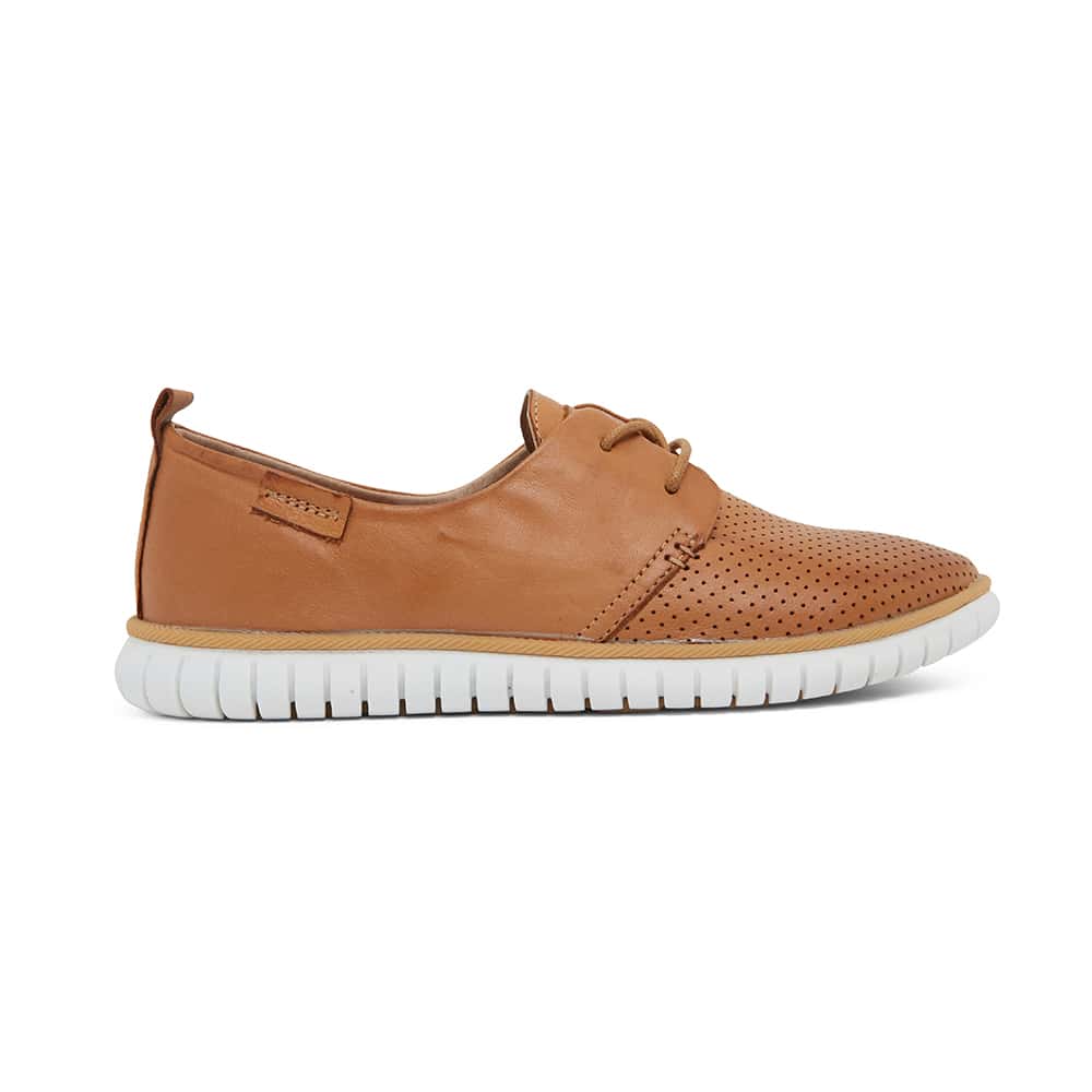 Jigsaw Sneaker in Tan Leather