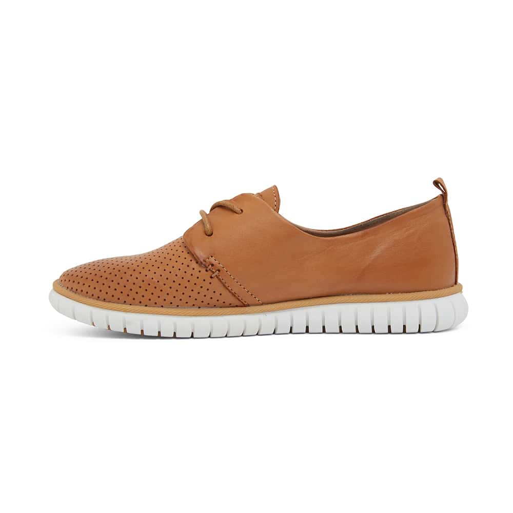 Jigsaw Sneaker in Tan Leather
