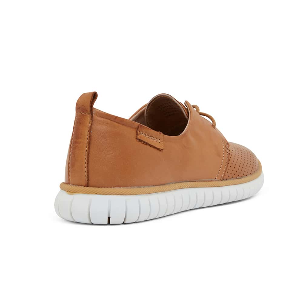 Jigsaw Sneaker in Tan Leather