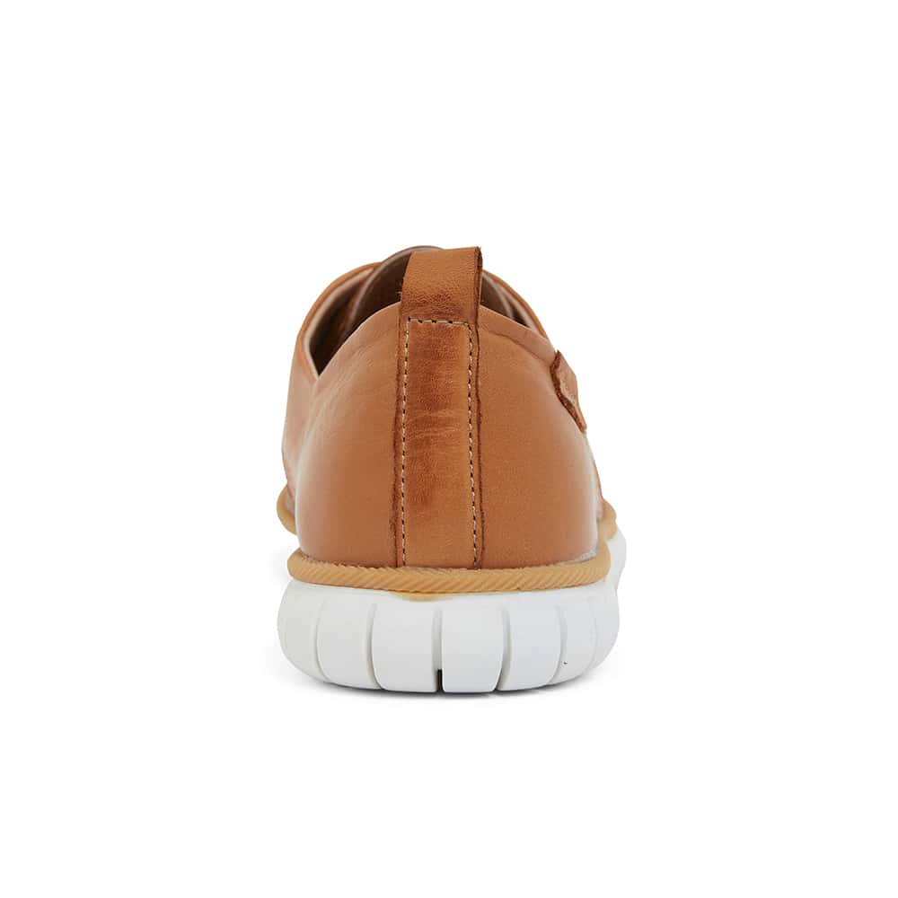 Jigsaw Sneaker in Tan Leather