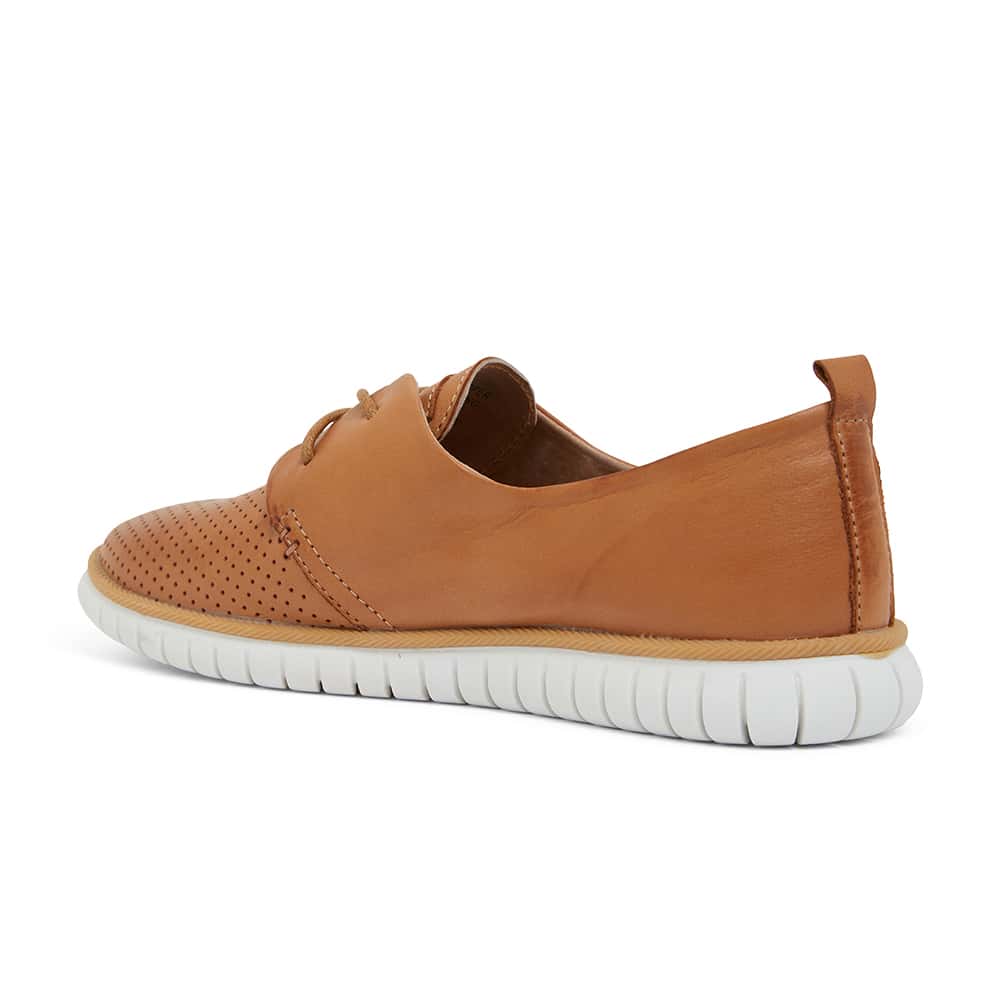 Jigsaw Sneaker in Tan Leather