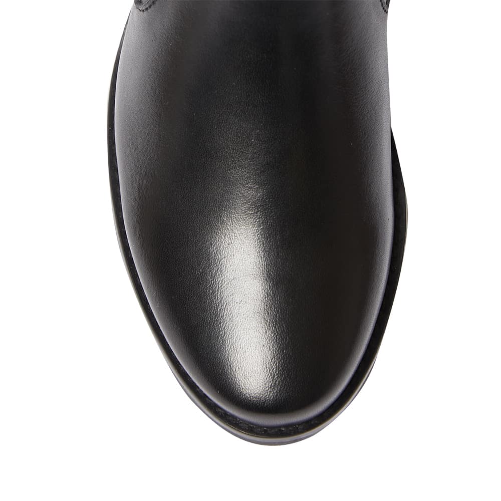 Junction Boot in Black Leather
