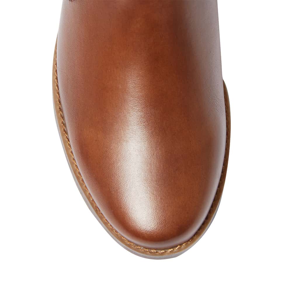 Junction Boot in Mid Brown Leather