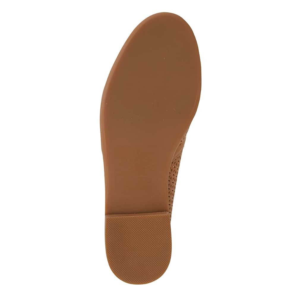 Kansas Flat in Cognac Leather