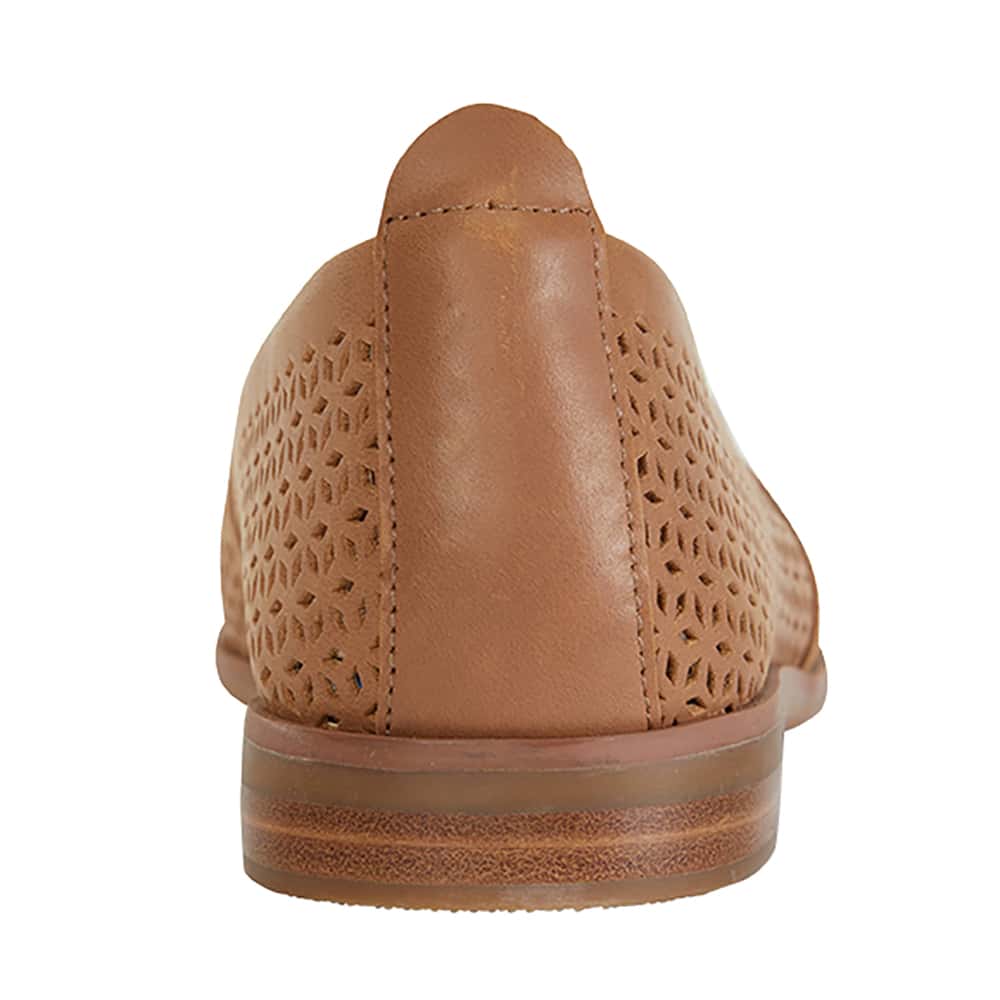 Kansas Flat in Cognac Leather