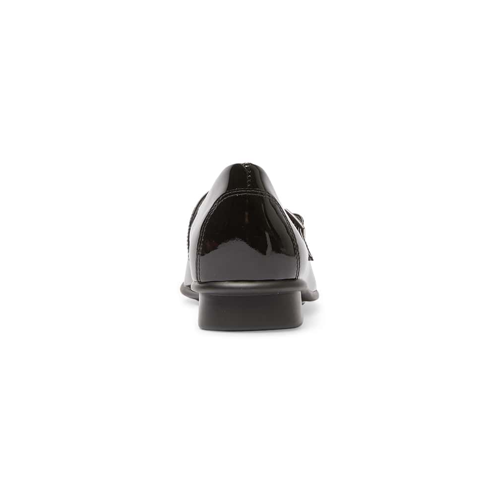 Katrina Flat in Black Patent