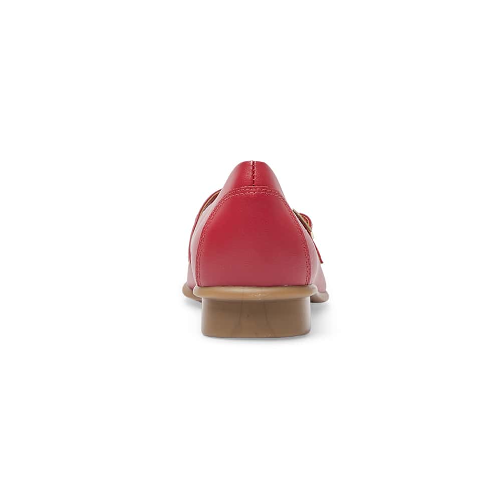 Katrina Ballet Flat in Cherry Leather
