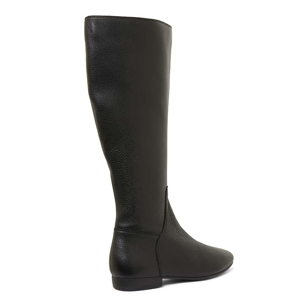 Keaton Boot in Black Leather