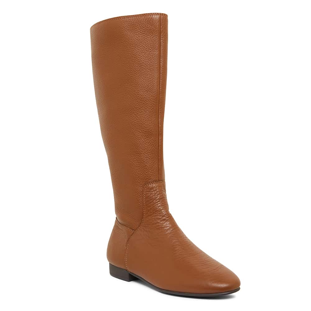 Keaton Boot in Mid Brown Leather