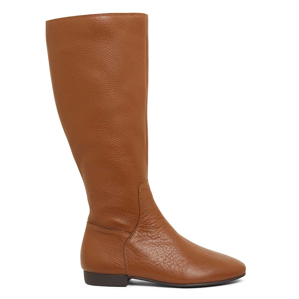 Keaton Boot in Mid Brown Leather