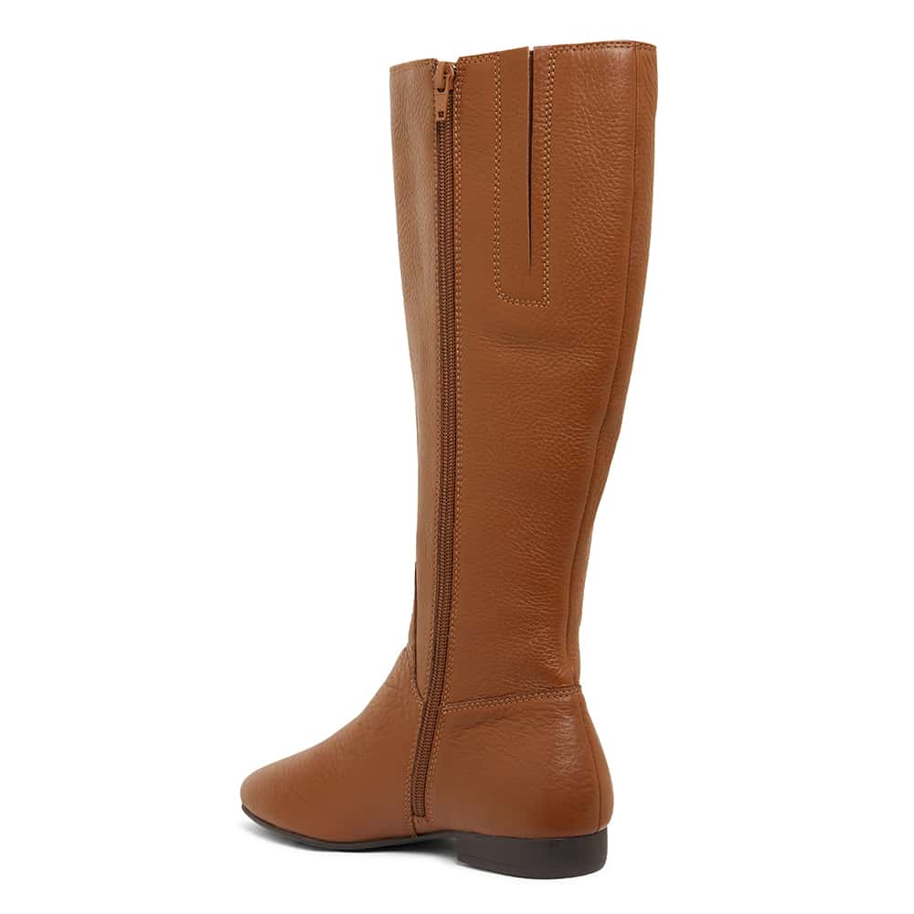 Keaton Boot in Mid Brown Leather