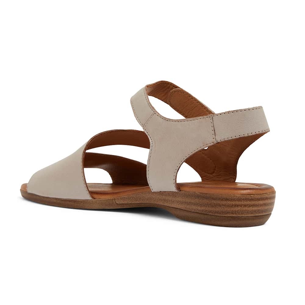 Kenya Sandal in Light Grey Leather