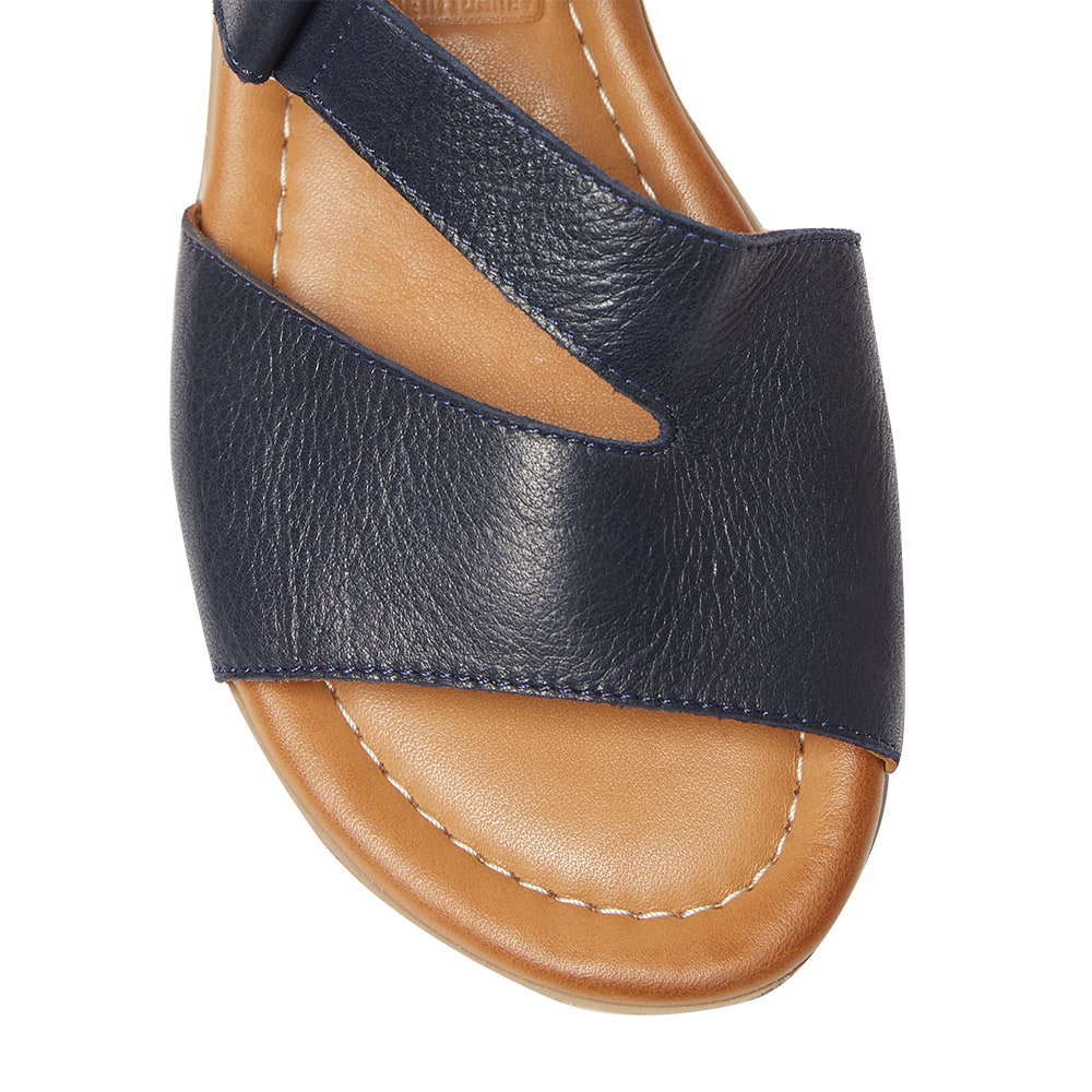 Kenya Sandal in Navy Leather