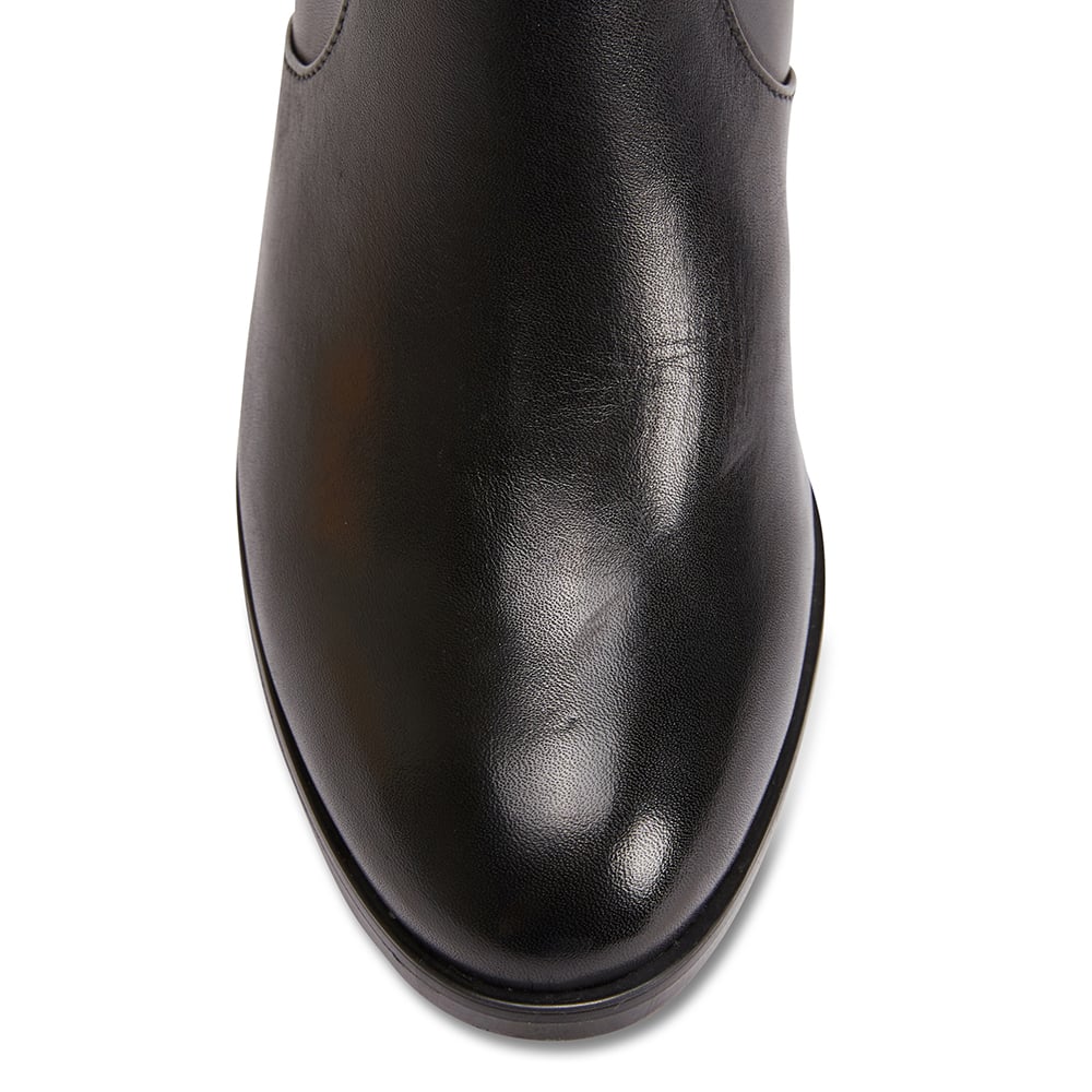 Kiama Boot in Black Leather