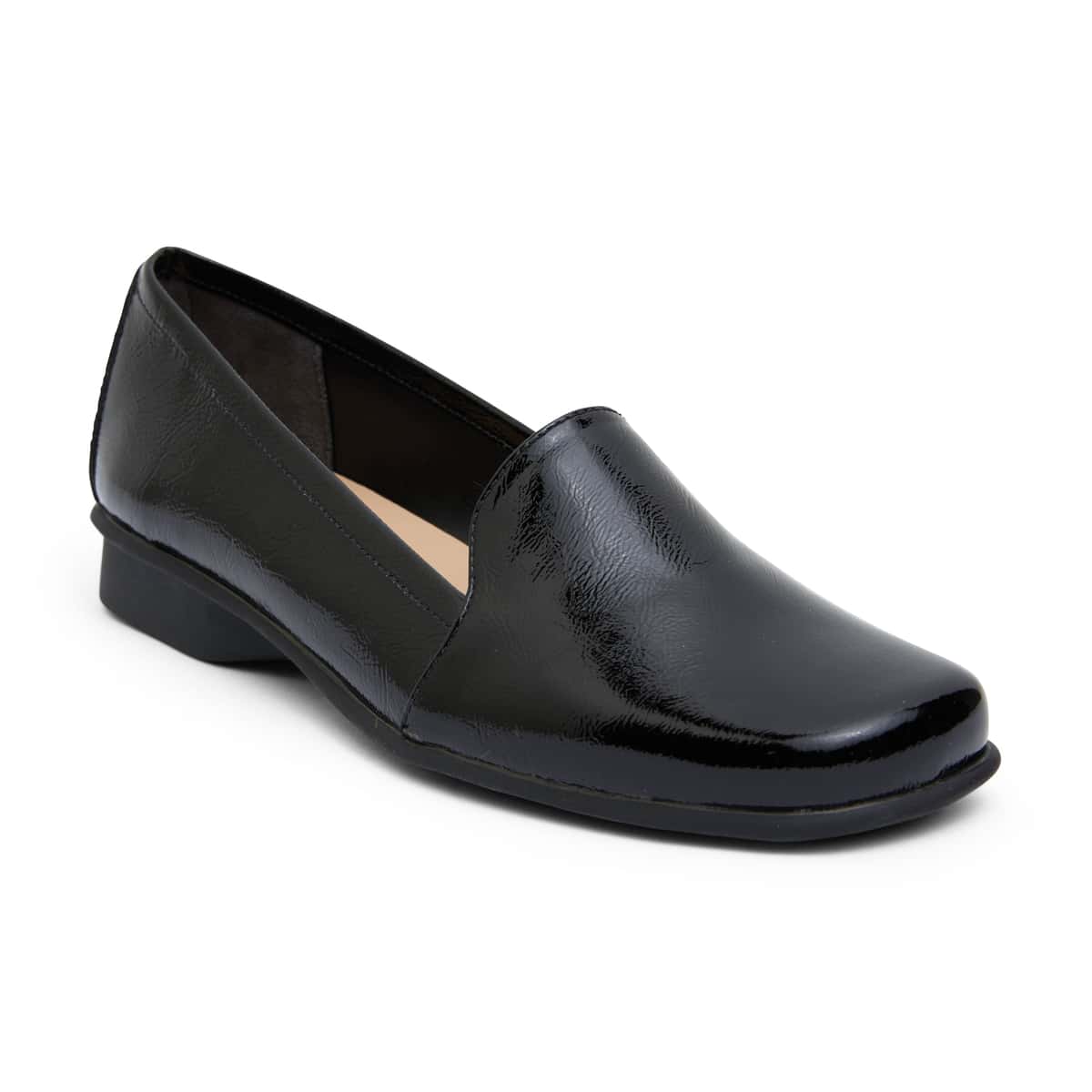 Knox Flat in Black Patent