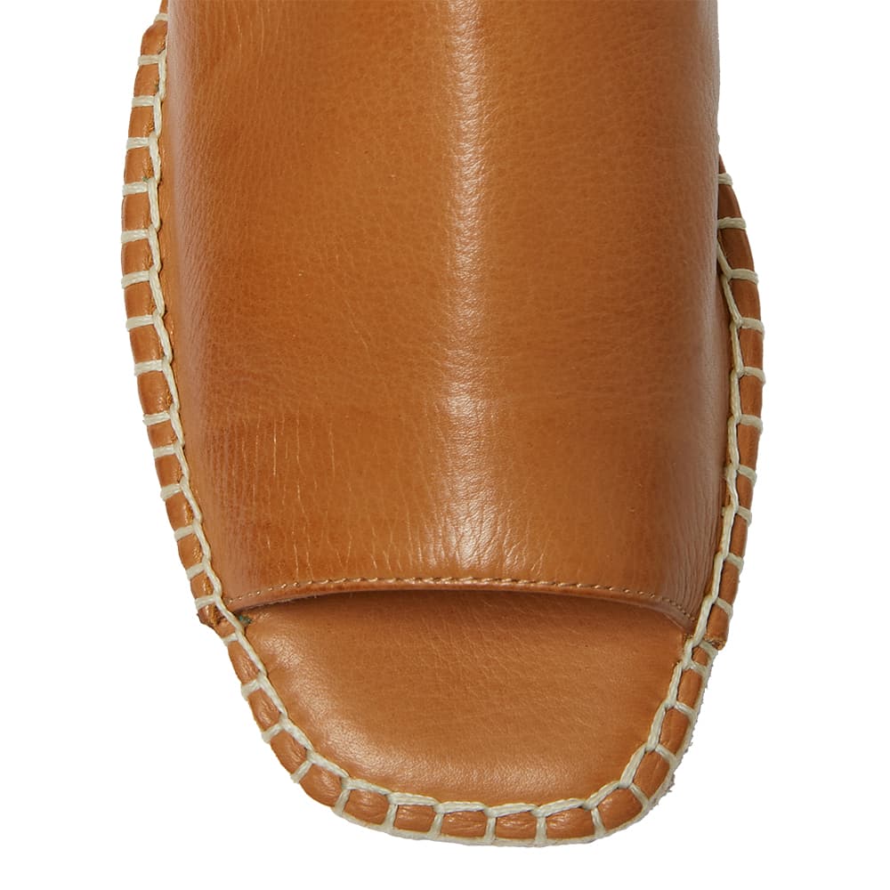 Koko Espadrille in Tan Leather