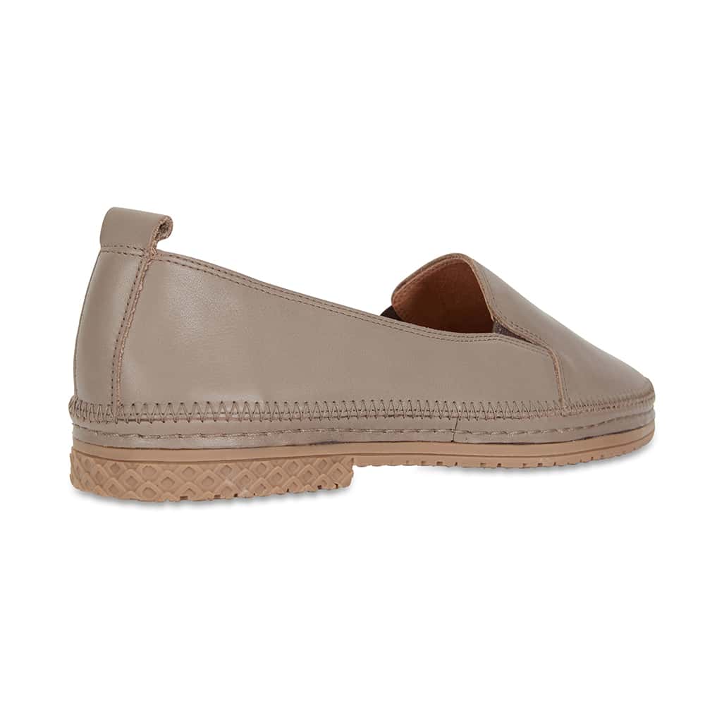 Kyla Loafer in Stone Leather