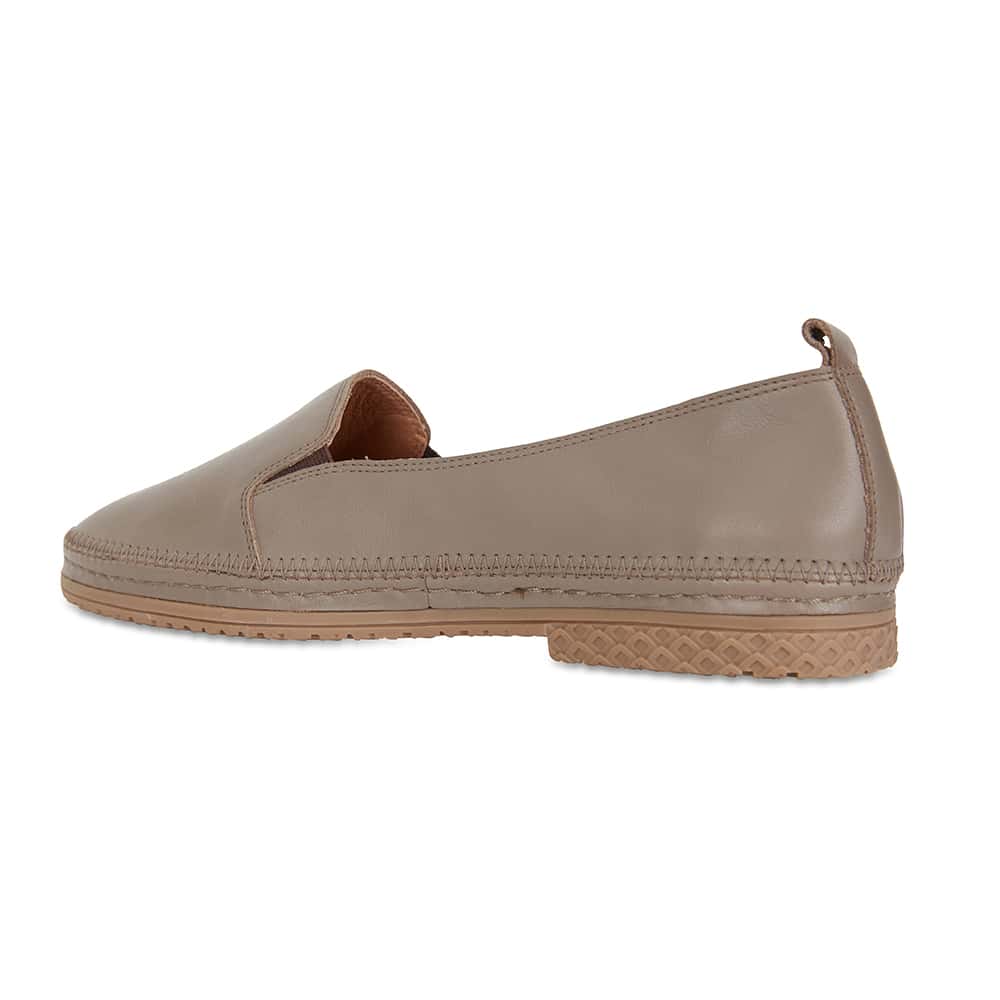 Kyla Loafer in Stone Leather
