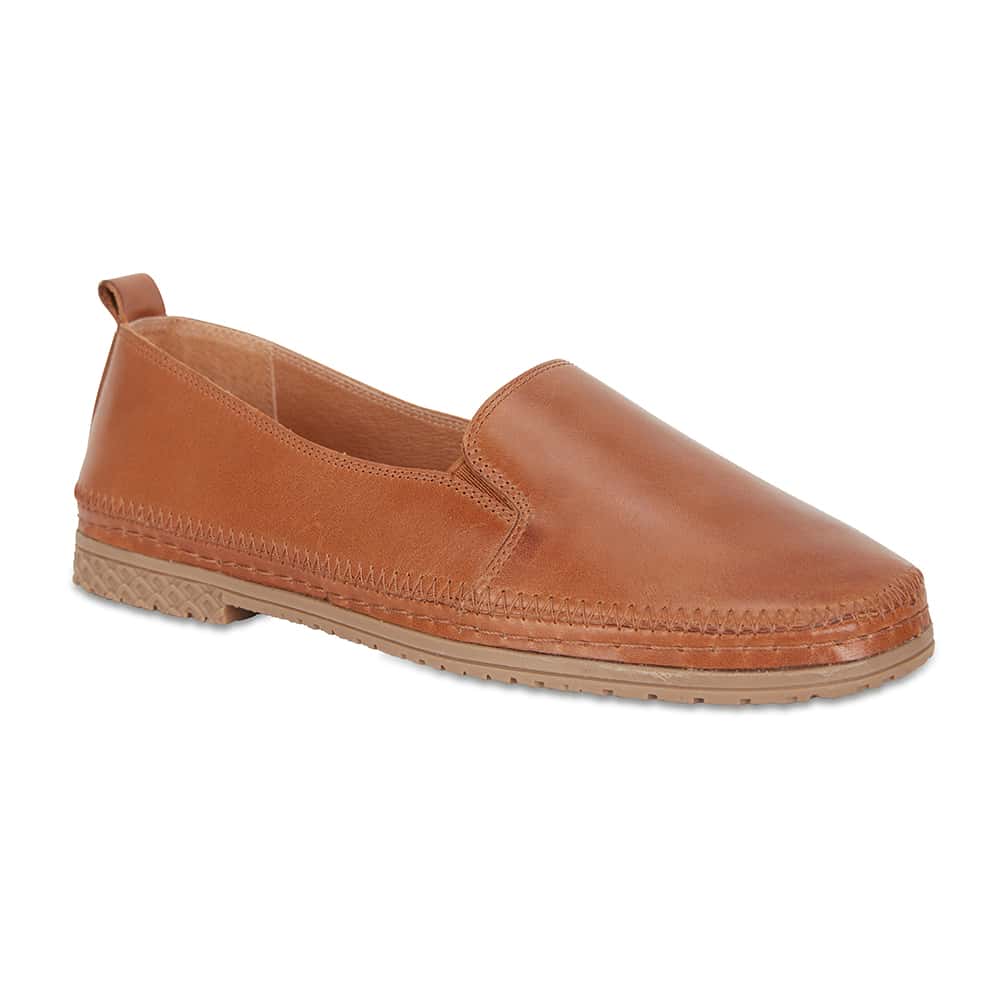 Kyla Loafer in Tan Leather