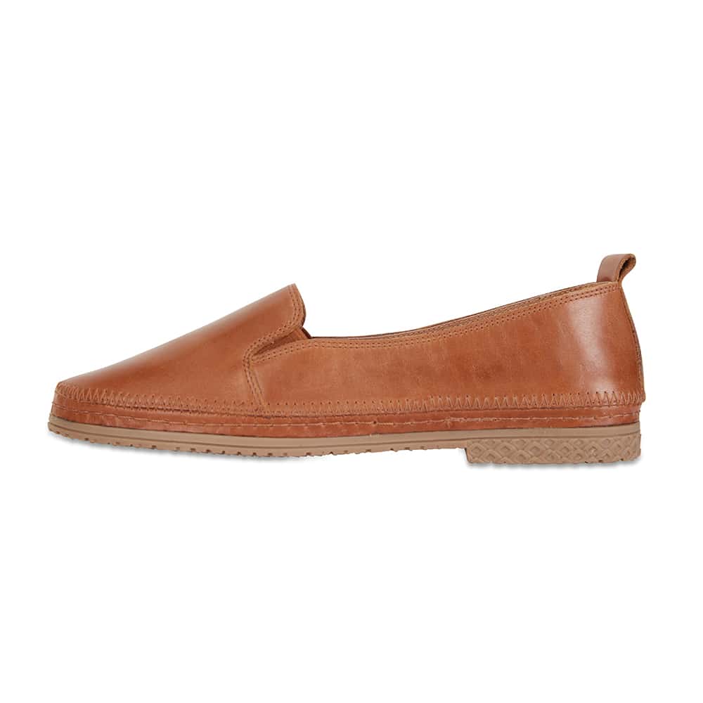 Kyla Loafer in Tan Leather