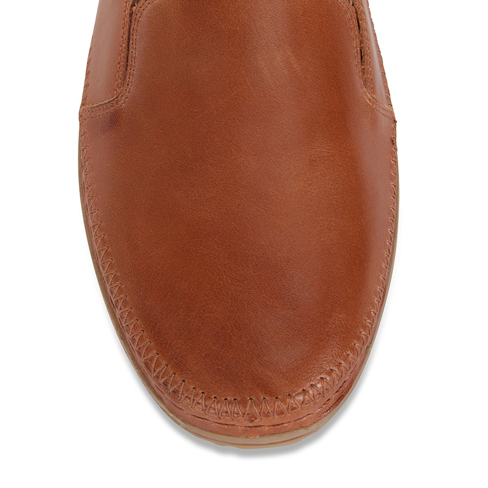 Kyla Loafer in Tan Leather