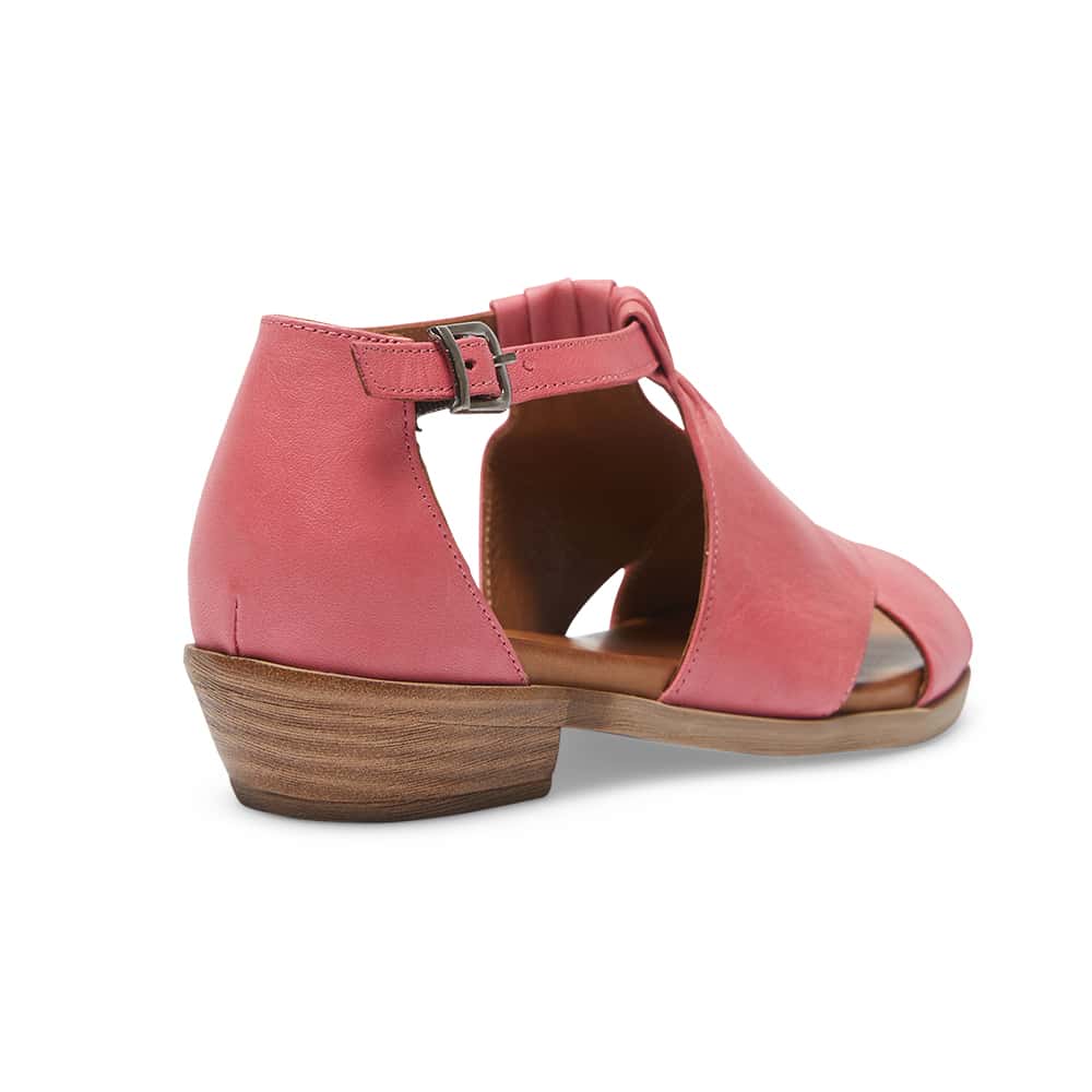 Laguna Sandal in Fuschia And Cognac Leather
