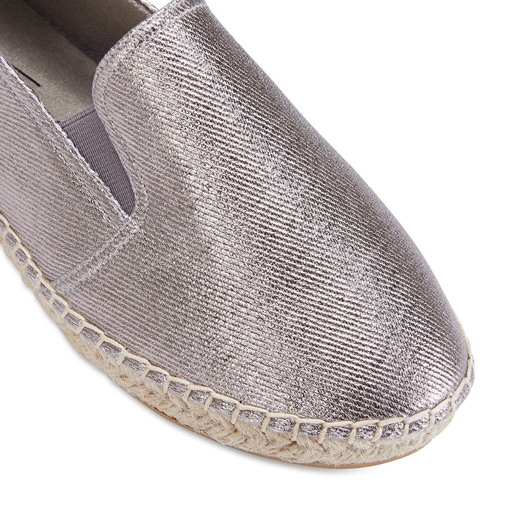 Lilly Loafer in Pewter Fabric
