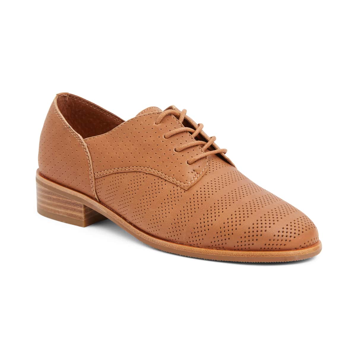 Nandy Brogue in Tan Leather