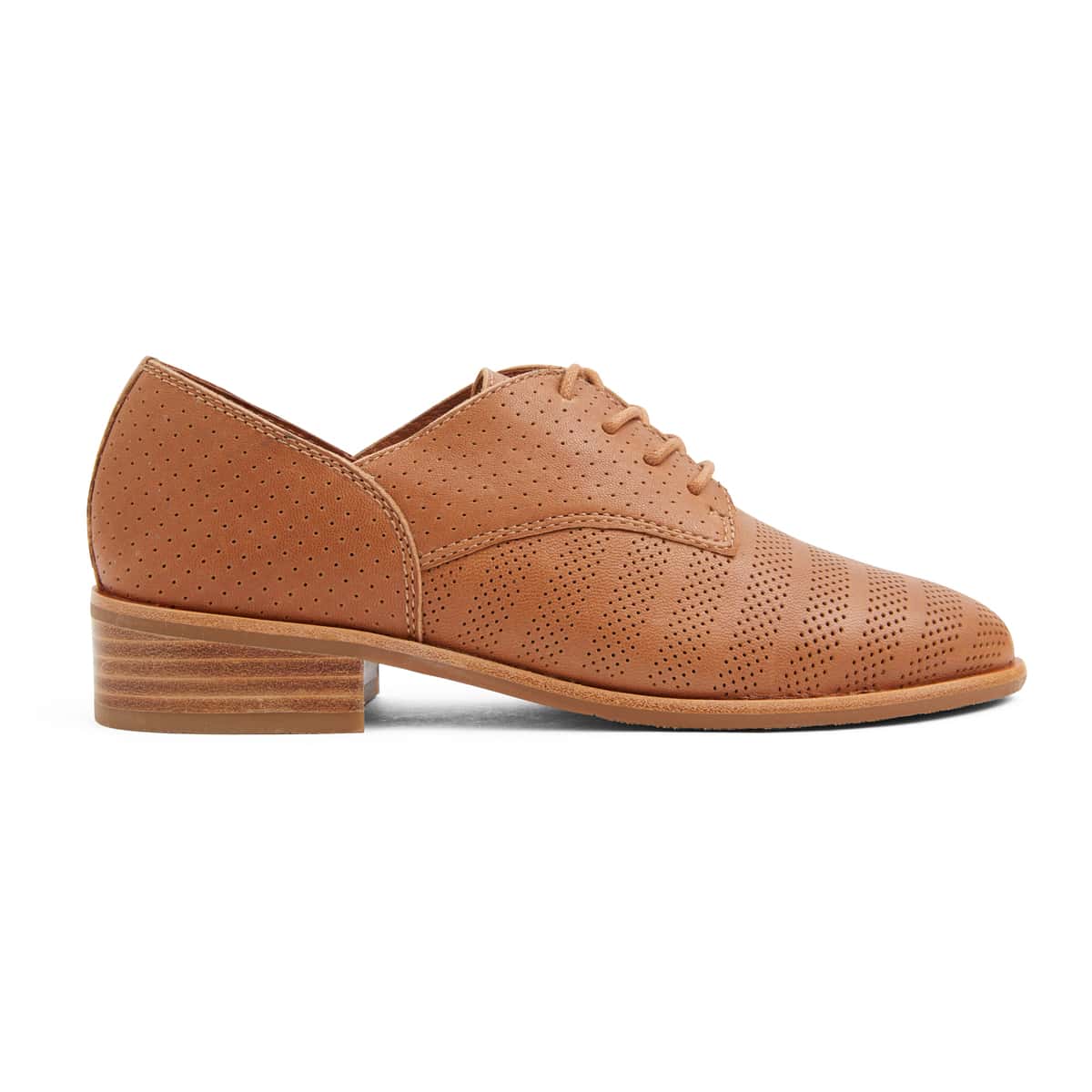 Nandy Brogue in Tan Leather