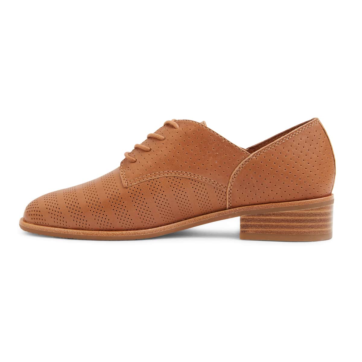Nandy Brogue in Tan Leather