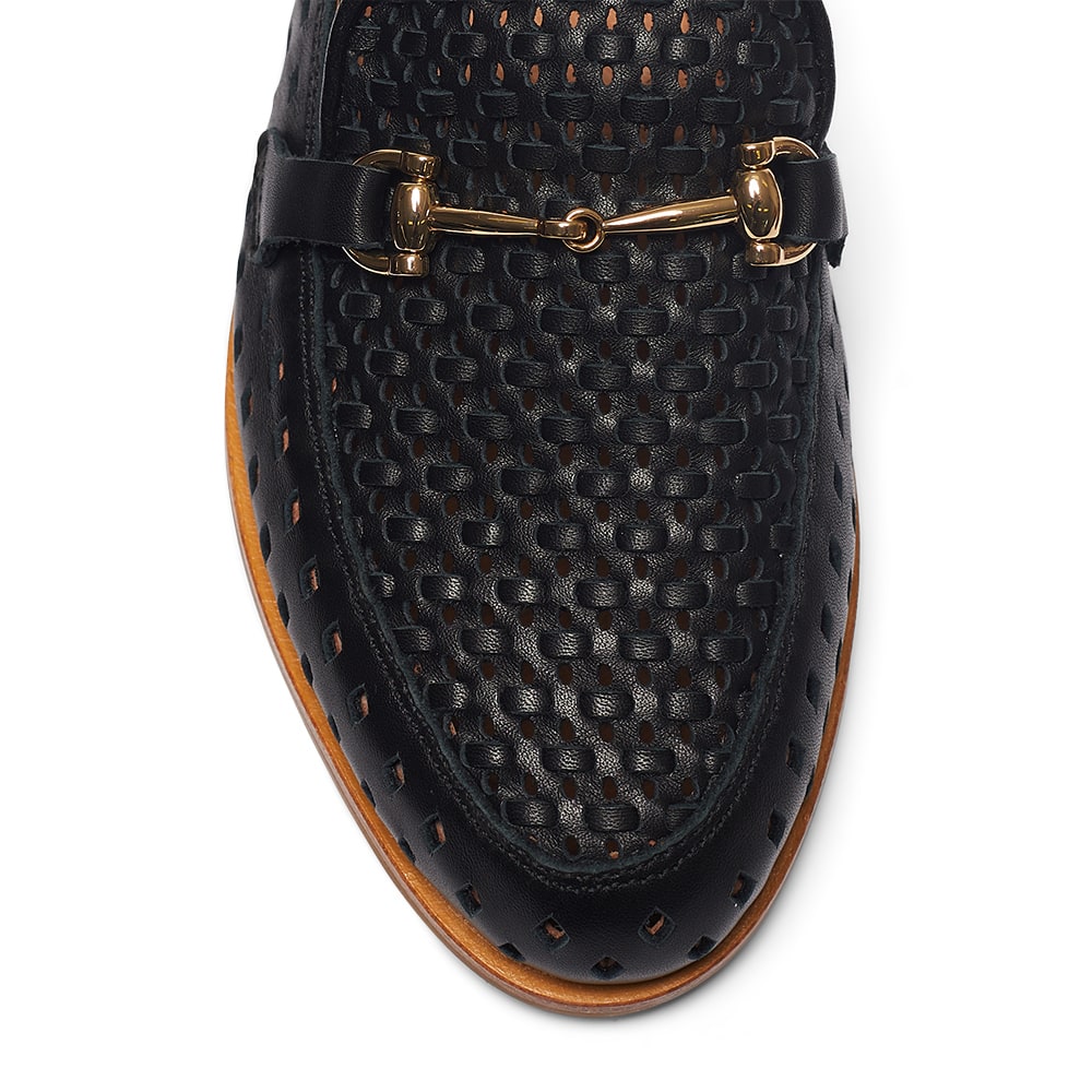 Nixon Loafer in Black Leather