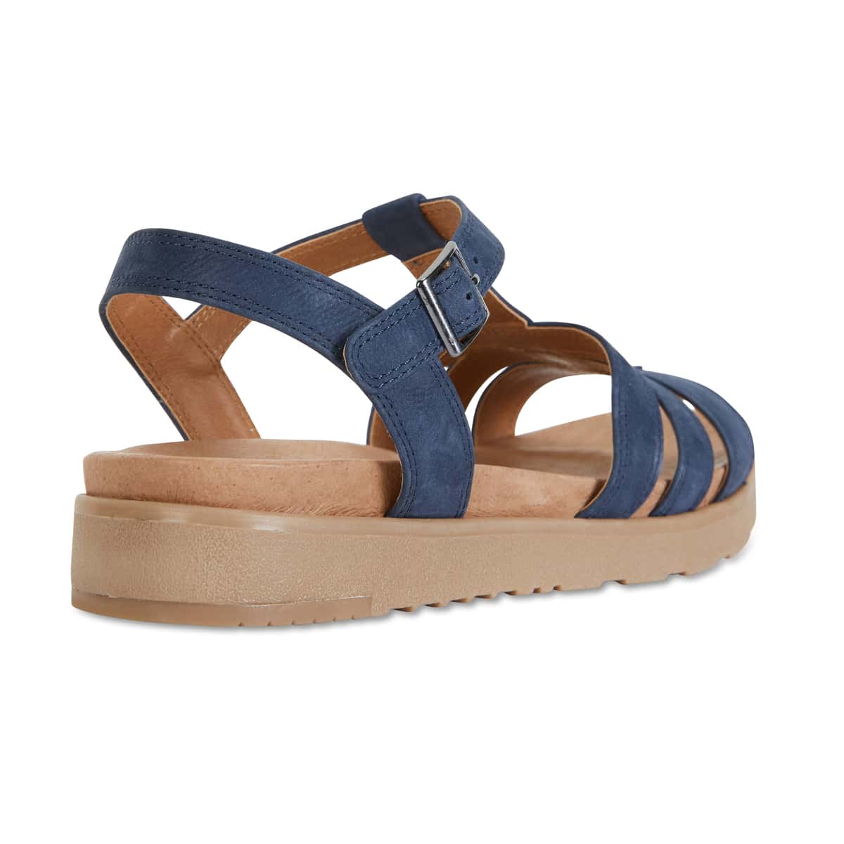 Ohio Sandal in Navy Leather