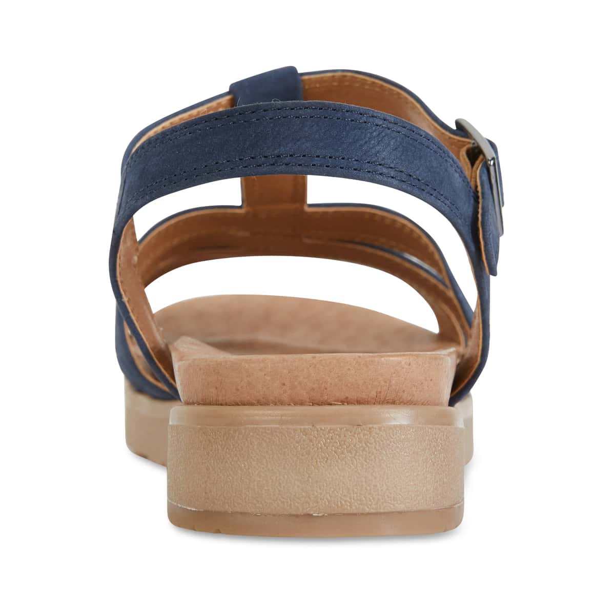 Ohio Sandal in Navy Leather