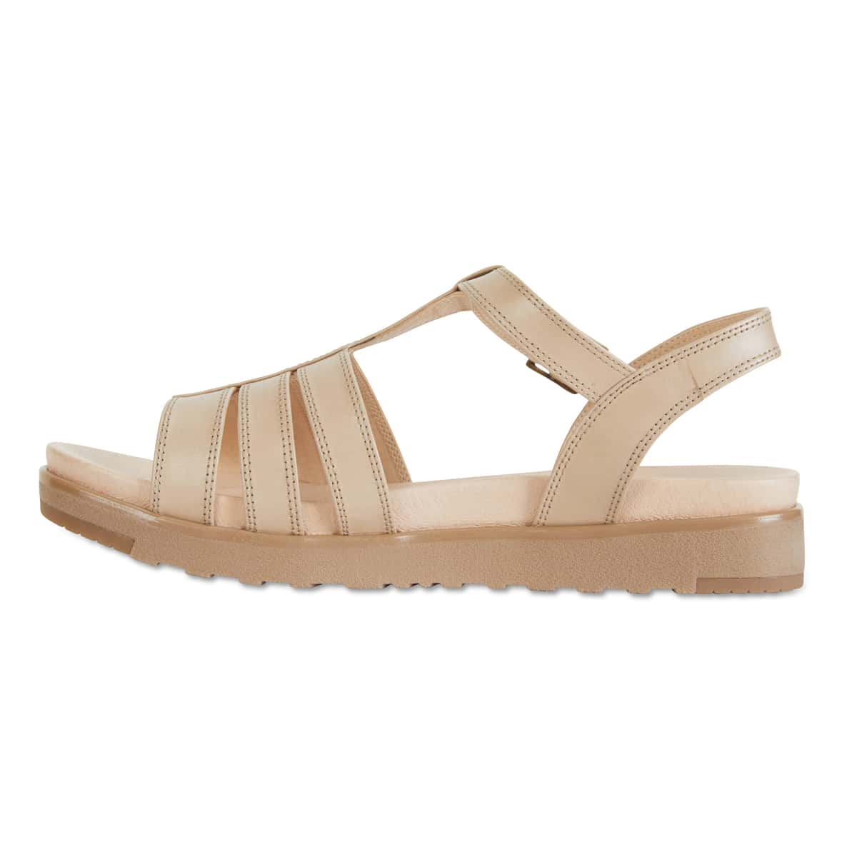 Ohio Sandal in Neutral Leather