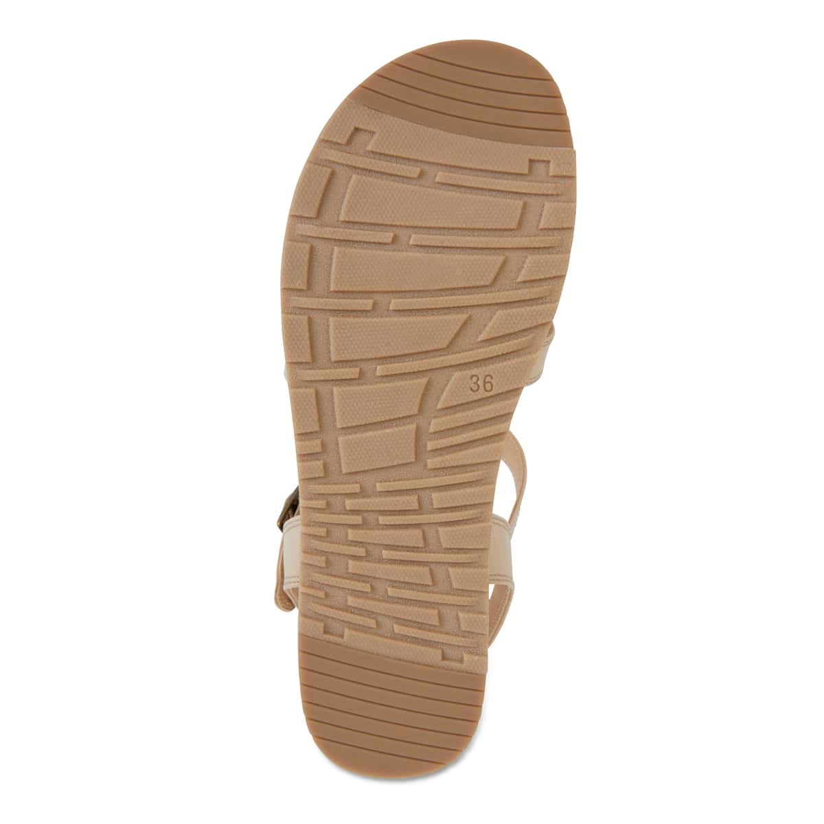 Ohio Sandal in Neutral Leather
