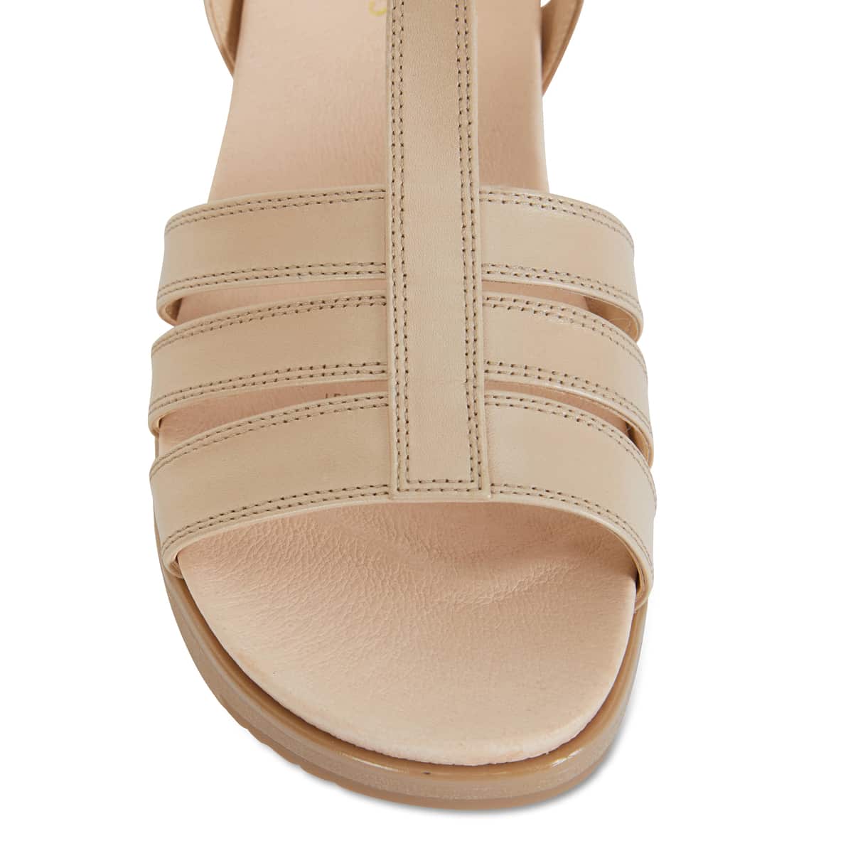 Ohio Sandal in Neutral Leather