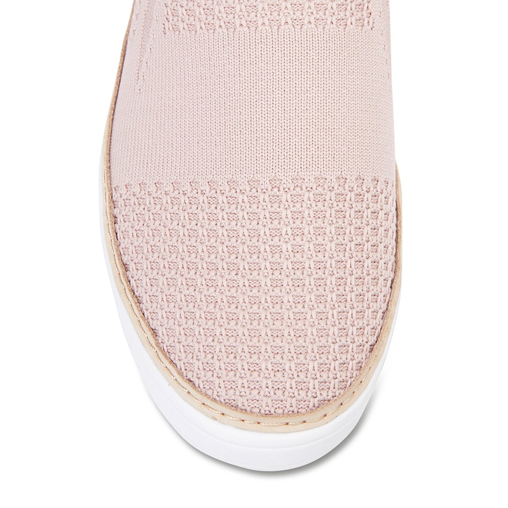 Onyx Loafer in Blush Fabric